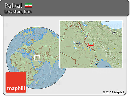 Savanna Style Location Map of Palkal, hill shading