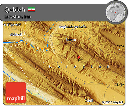 Physical Map of Qebleh