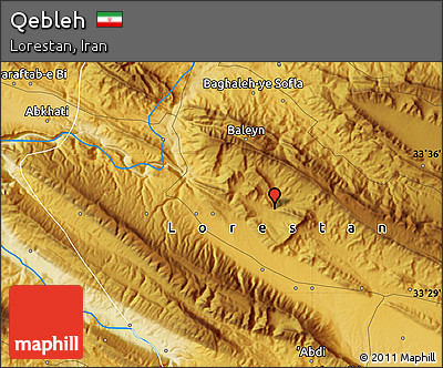 Physical Map of Qebleh