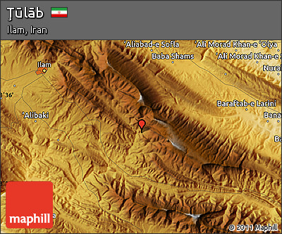 Physical Map of Ţūlāb