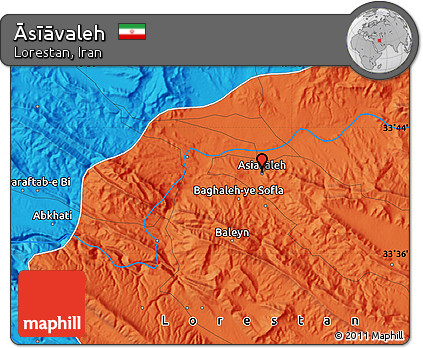 Political Map of Āsīāvaleh