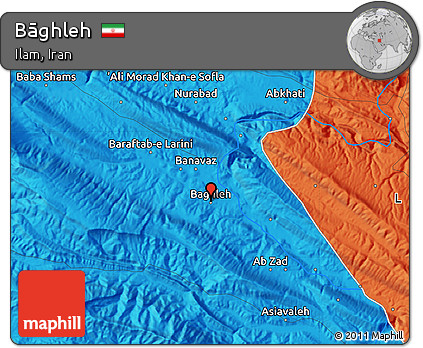 Political Map of Bāghleh