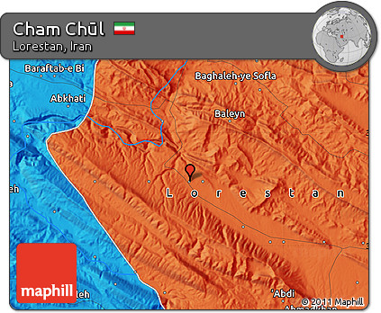 Political Map of Cham Chūl