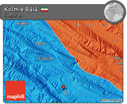 Political Map of Kolm-e Bālā