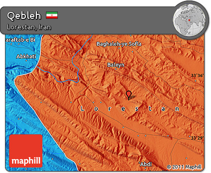 Political Map of Qebleh