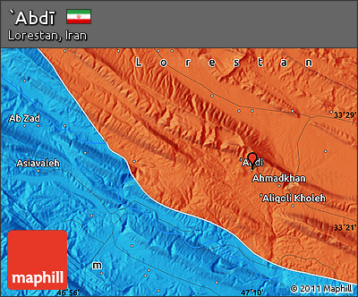 Political Map of `Abdī