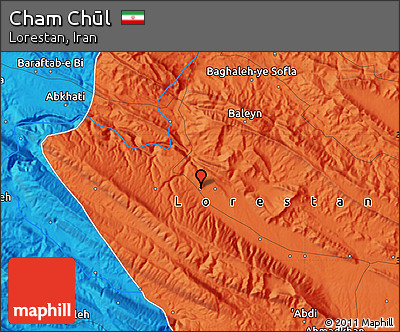 Political Map of Cham Chūl