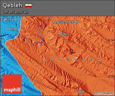 Political Map of Qebleh