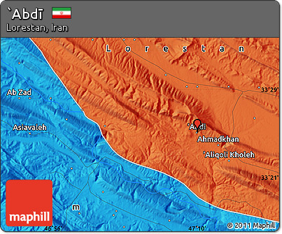 Political Map of `Abdī