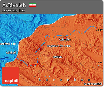 Political Map of Āsīāvaleh
