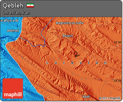 Political Map of Qebleh