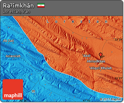Political Map of Raḩīmkhān