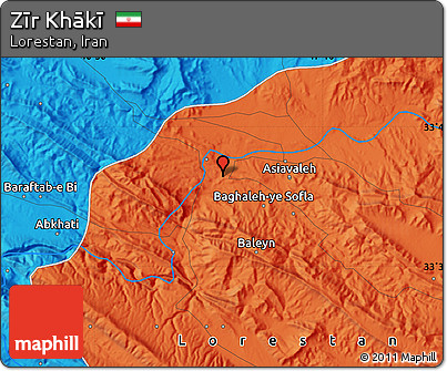 Political Map of Zīr Khākī