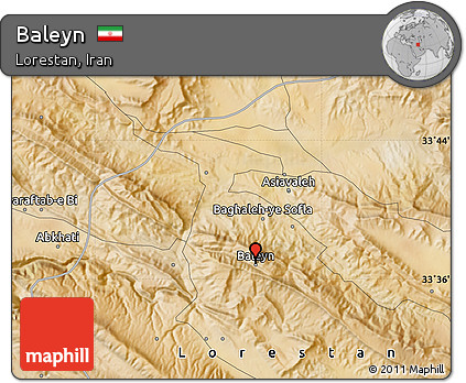 Satellite Map of Baleyn