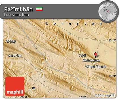 Satellite Map of Raḩīmkhān