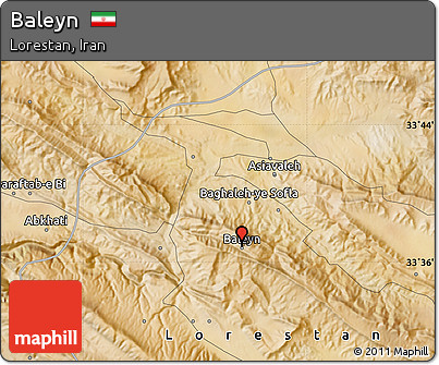 Satellite Map of Baleyn