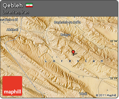 Satellite Map of Qebleh