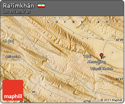 Satellite Map of Raḩīmkhān