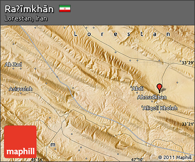 Satellite Map of Raḩīmkhān