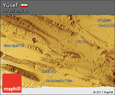 Physical 3D Map of Yūsef