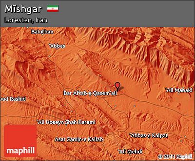 Political 3D Map of Mīshgar