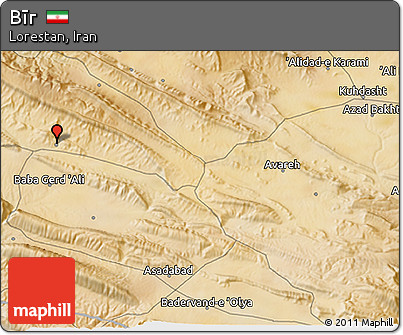 Satellite 3D Map of Bīr