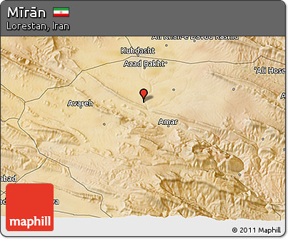 Satellite 3D Map of Mīrān