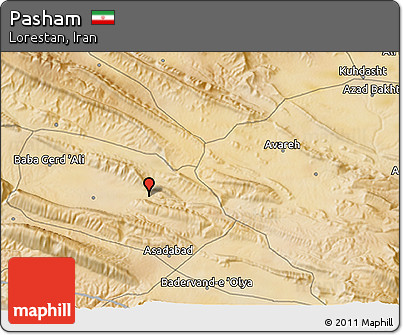 Satellite 3D Map of Pasham