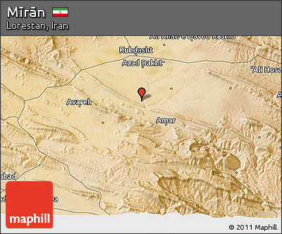 Satellite 3D Map of Mīrān