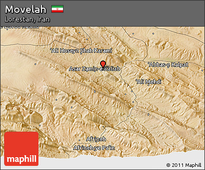 Satellite 3D Map of Movelah