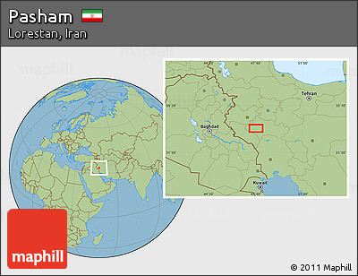 Savanna Style Location Map of Pasham