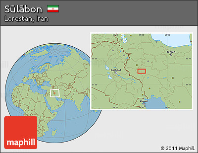 Savanna Style Location Map of Sūlābon
