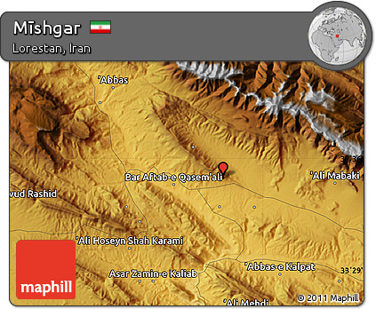 Physical Map of Mīshgar