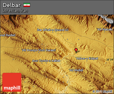 Physical Map of Delbar