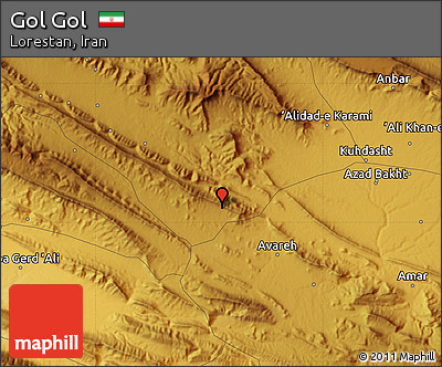Physical Map of Gol Gol
