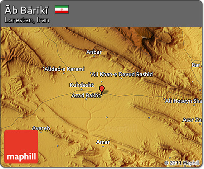 Physical Map of Āb Bārīkī