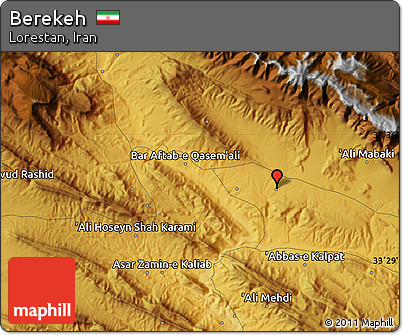 Physical Map of Berekeh