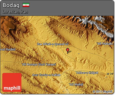 Physical Map of Bodaq