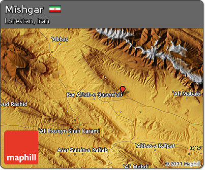 Physical Map of Mīshgar