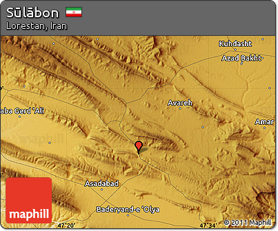 Physical Map of Sūlābon