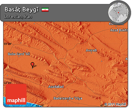 Political Map of Basāţ Beygī
