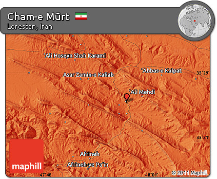 Political Map of Cham-e Mūrt
