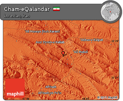 Political Map of Cham-eQalandar