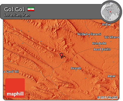 Political Map of Gol Gol