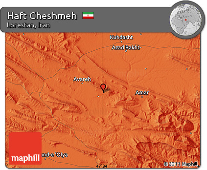 Political Map of Haft Cheshmeh