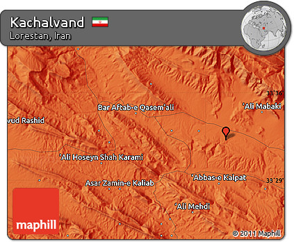 Political Map of Kachalvand
