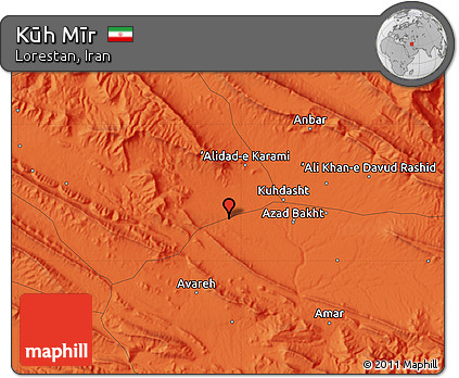Political Map of Kūh Mīr