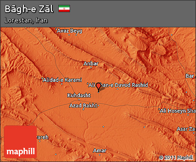 Political Map of Bāgh-e Zāl