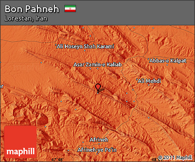 Political Map of Bon Pahneh