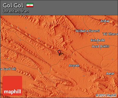 Political Map of Gol Gol